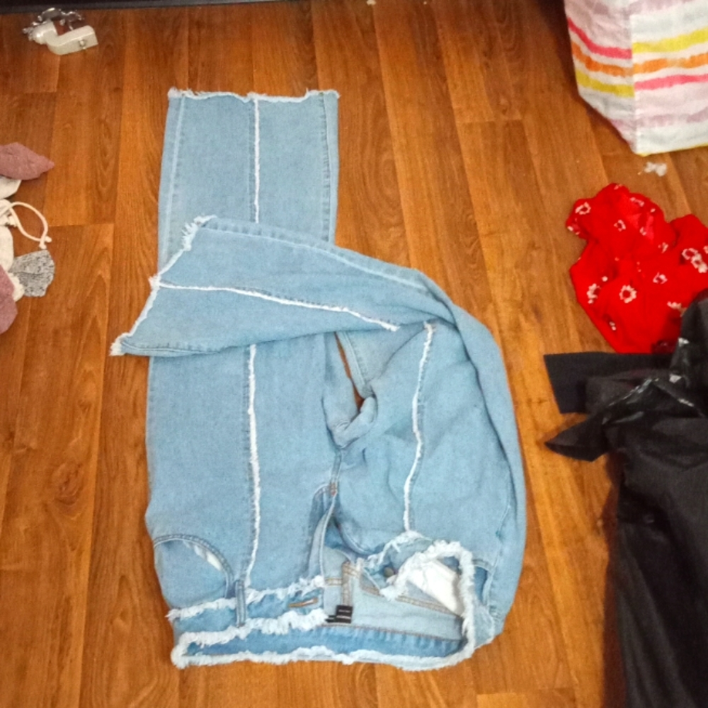 Shein sexy flare jeans